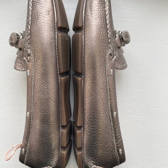 Vintage Prada Women’s Driving Loafers (Mocassins)- 38.5 bronze - lightly worn - Picture 11 of 12